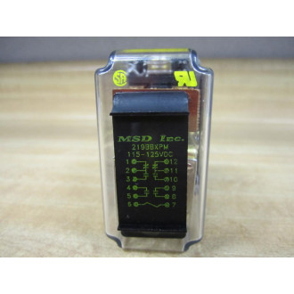 MSD 219BBXPM Relay 115-125VDC - New No Box