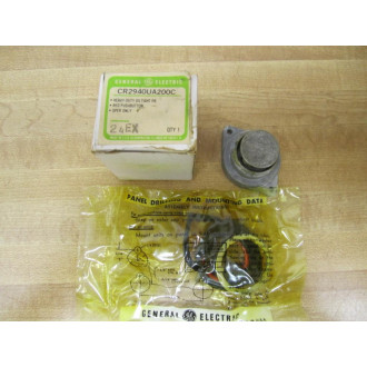 General Electric CR2940UA200C Red Push Button