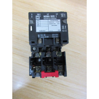 Square D 8536-SCO3 Starter 8536-SC03 Form S Ser A - Used