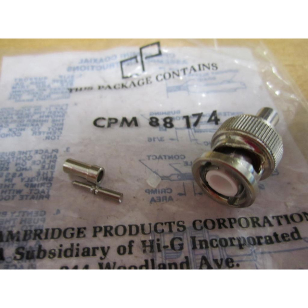 Cambridge CPM-88-174 Crimp Connector CPM88174 (Pack of 11)