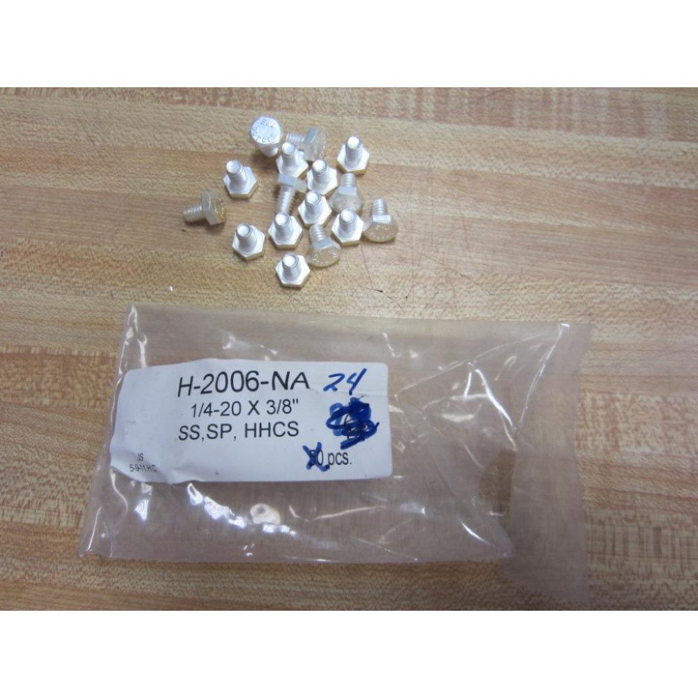 H-2006-NA Hex Head Screw 14-20x38" (Pack of 16)