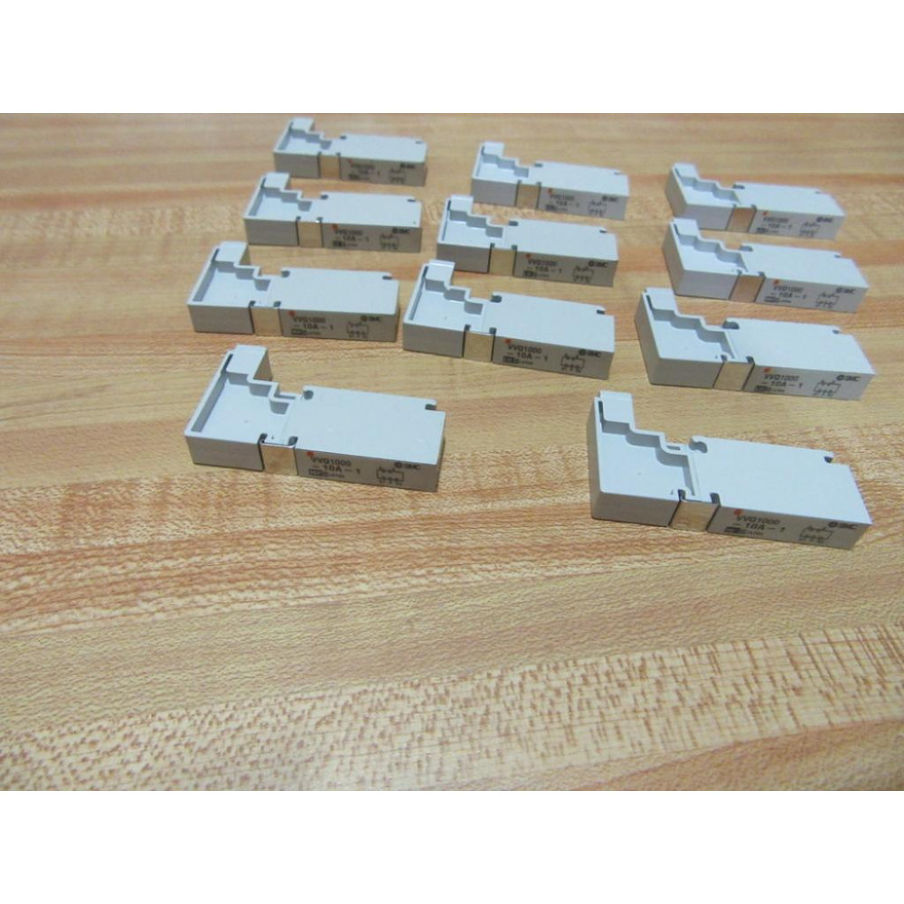 SMC VVQ1000-10A-1 Plug In Plate Unit VVQ100010A1 (Pack of 11) - New No Box