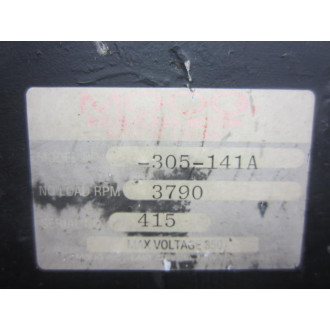 Moog 305-141A Brushless Motor 305141A Damaged Plug Connection - Used