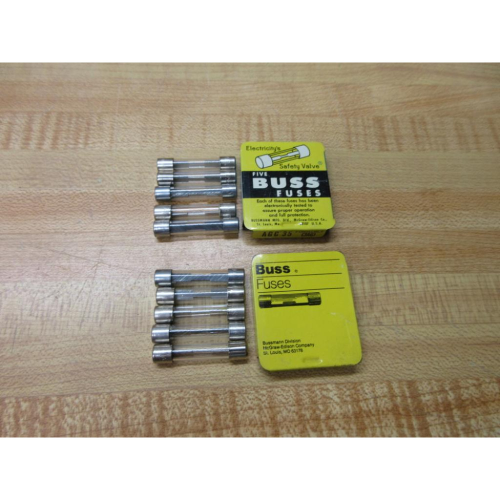 Buss AGC-35 Bussmann Fuse Cross Ref 1BZ09 Metal Strip Element (Pack of 10)