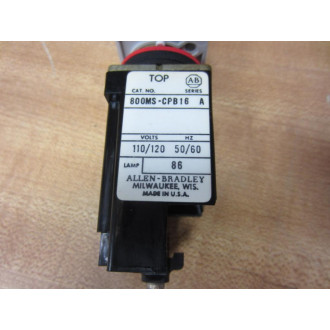 Allen Bradley 800MS-CPB16 Pushbutton 800MSCPB16 - New No Box