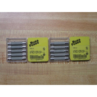 Buss ABC-2A Bussmann Fuse Cross Ref 6F039 Gray (Pack of 5)