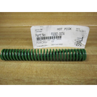 Danly FG082-0074 Spring FG0820074 (Pack of 12) - New No Box