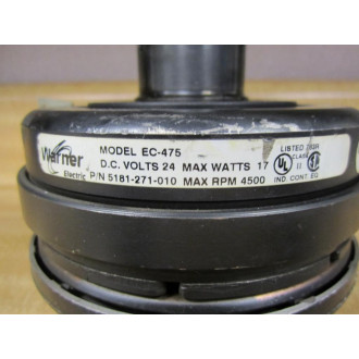Warner Electric 5181-271-010 Electro-Brake EC-475 - Used