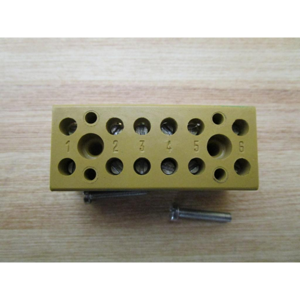 Weidmuller TYP BK 6 Electrical Block - Used