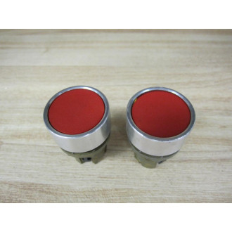 Allen Bradley 800EM-F3 Green Button 800EMF3 Red (Pack of 2) - New No Box