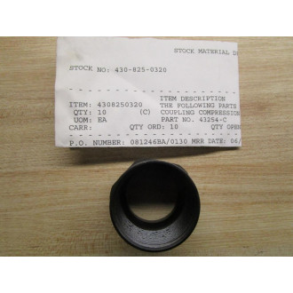International Supply 43254-C Coupling Compression Nut, Airtool (Pack of 5) - New No Box