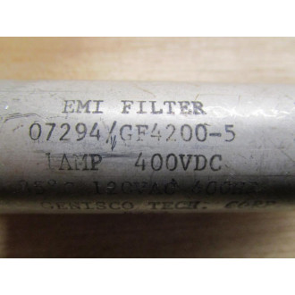EMI Filter 07294GF4200-5 Capacitor 400VDC 120VAC 1 Amp - New No Box
