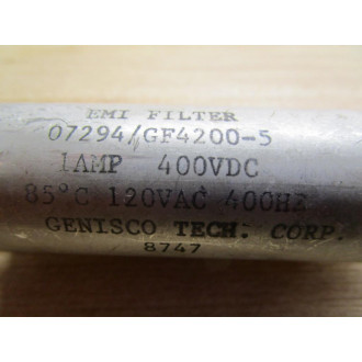 EMI Filter 07294GF4200-5 Capacitor 400VDC 120VAC 1 Amp - New No Box