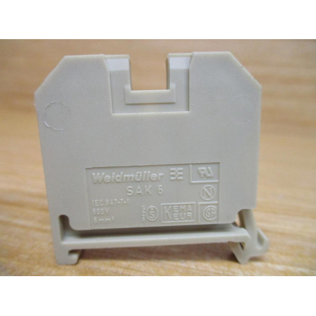 Weidmuller 0380560000 Terminal Block SAK 635 PA (Pack of 12) - Used