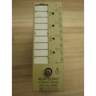 Siemens 6ES5-452-8MR11 Relay Output Module 6ES54528MR11 - New No Box