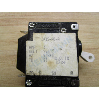 Heinemann JA1S-A8-A Circuit Breaker 3A - New No Box
