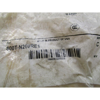 Allen Bradley 800T-N209RE1 Jumbo Push-Pull Cap