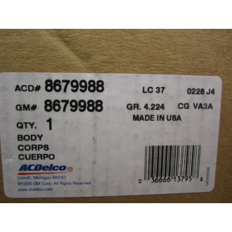 ACDelco 8679988 Valve Body