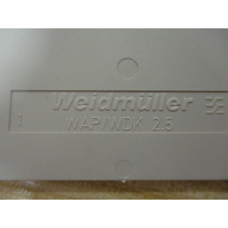 Weidmuller 1059100000 End Plate WAP WDK2.5 (Pack of 10) - New No Box