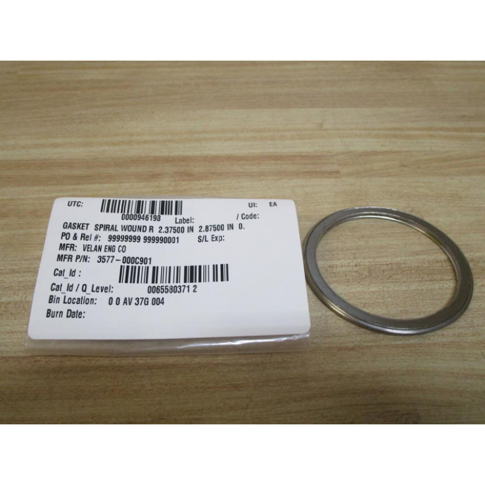 Velan Engineering 3577-000C901 Gasket 65580371