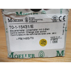 Moeller T0-1-15431E Eaton Change Over Switch 019872