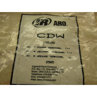 Ingersol Rand ARO 2505 Coil Connector CDW