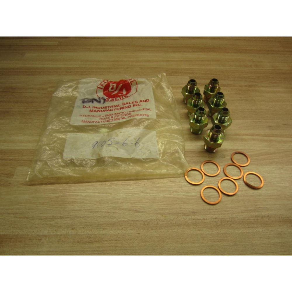 D.J. Industrial 9005-6-6 Adapter Kit (Pack of 7)