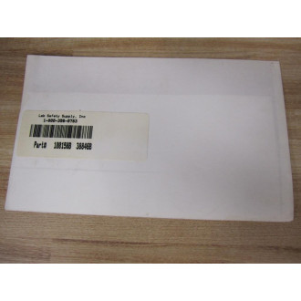 Lab Safety Supply 100158B Polymer Sign Minus 1 Label - New No Box