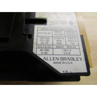 Allen Bradley 700DC-F400 4P Contactor 700DCF400 (Pack of 2) - Parts Only