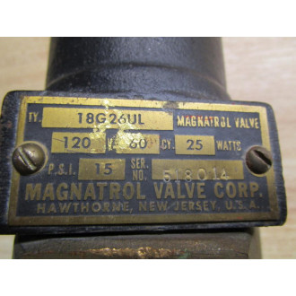 Magnetrol 18G26UL Valve 1-12" - New No Box
