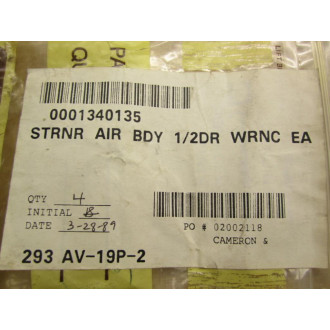 Ingersoll-Rand 0001340135 Air Body Strainer (Pack of 4)