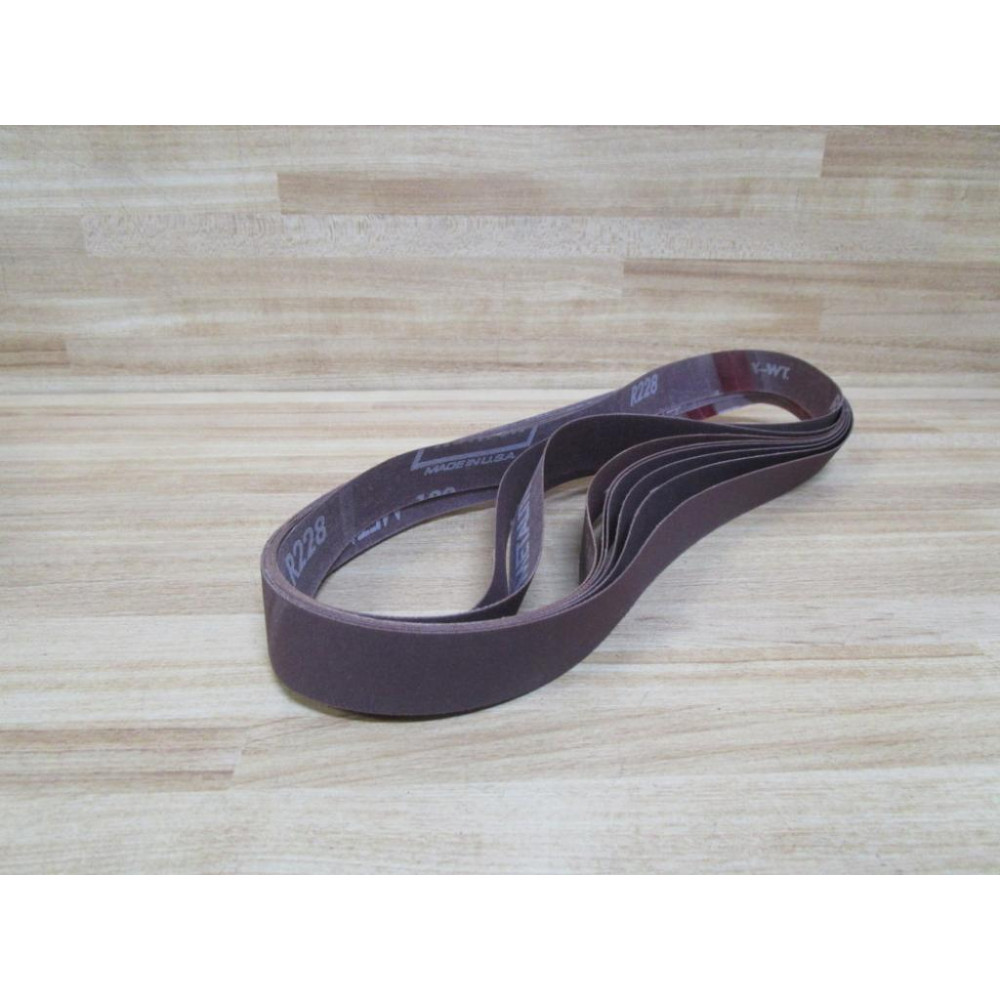 Norton R228 AO Sanding Belt 180 Grit (Pack of 8)