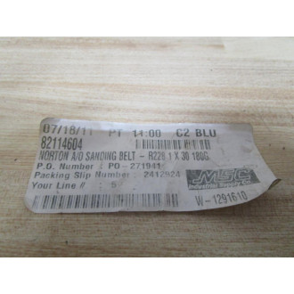 Norton R228 AO Sanding Belt 180 Grit (Pack of 8)