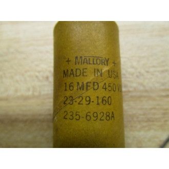 Mallory 235-6928A Capacitor - New No Box