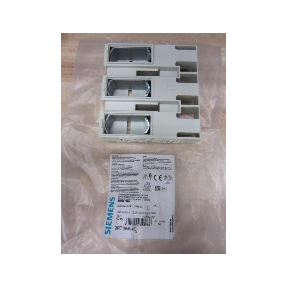 Siemens 3RT1-956-4G Contactor Box 3RT19564G