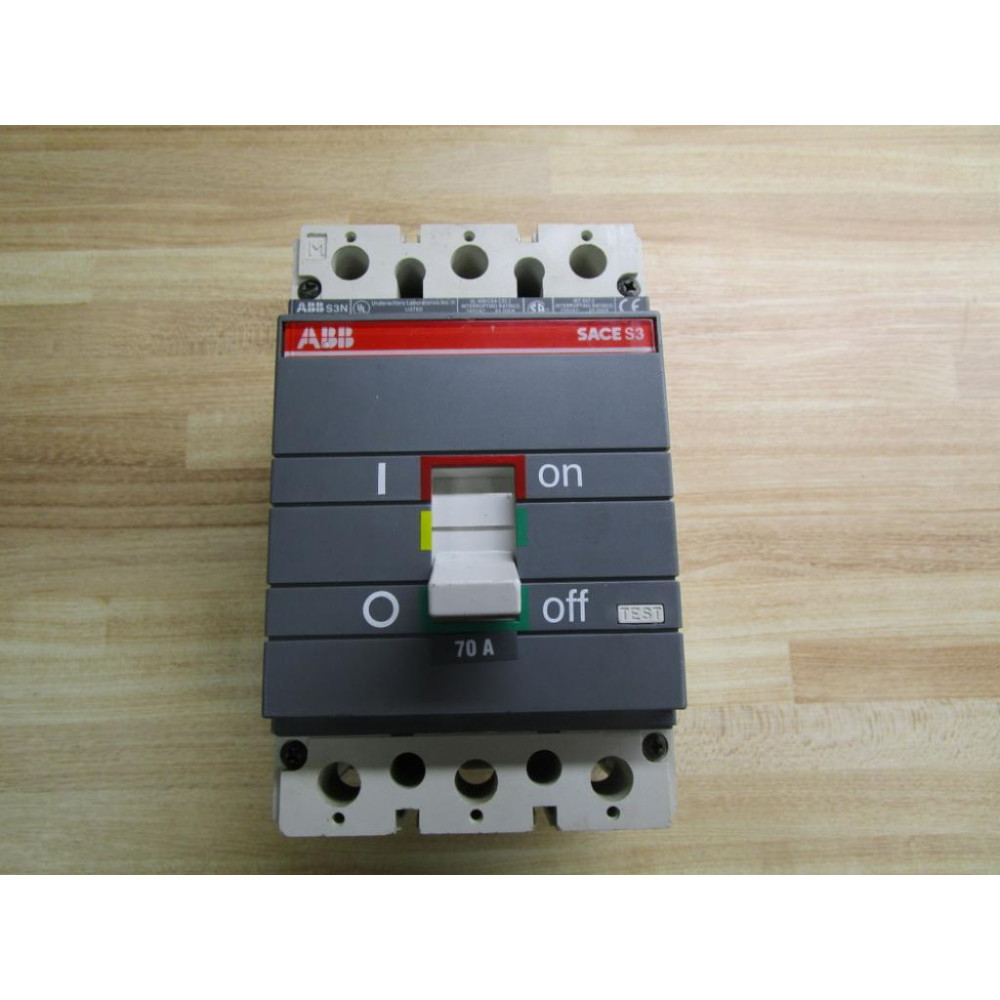 ABB SACES3 70A Circuit Breaker  S3N - Used