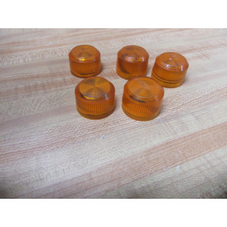 Cutler Hammer 10250TC19N Eaton Amber Push Button Lens (Pack of 5) - New No Box
