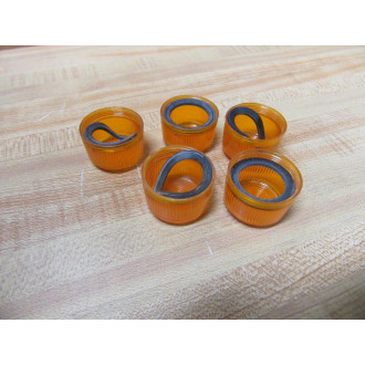 Cutler Hammer 10250TC19N Eaton Amber Push Button Lens (Pack of 5) - New No Box