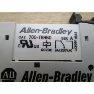 Allen Bradley 700-HLT1U1 Relay Socket 700HLT1U1* W700-TBR60 Relay - New No Box