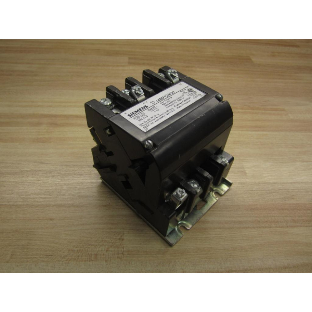 Siemens 14BP12AA81 Heavy Duty Motor Starter Inverted Coil - New No Box