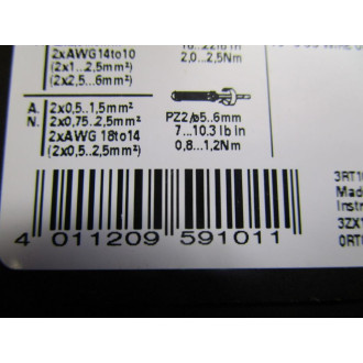 Siemens 3RT1026-1A Contactor 3RT10261A00UA0 - New No Box