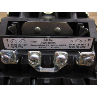 Siemens 14BP12AA81 Heavy Duty Motor Starter Inverted Coil - New No Box