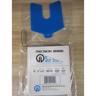 Precision Brand Products, 49110 Shim (Pack of 10)