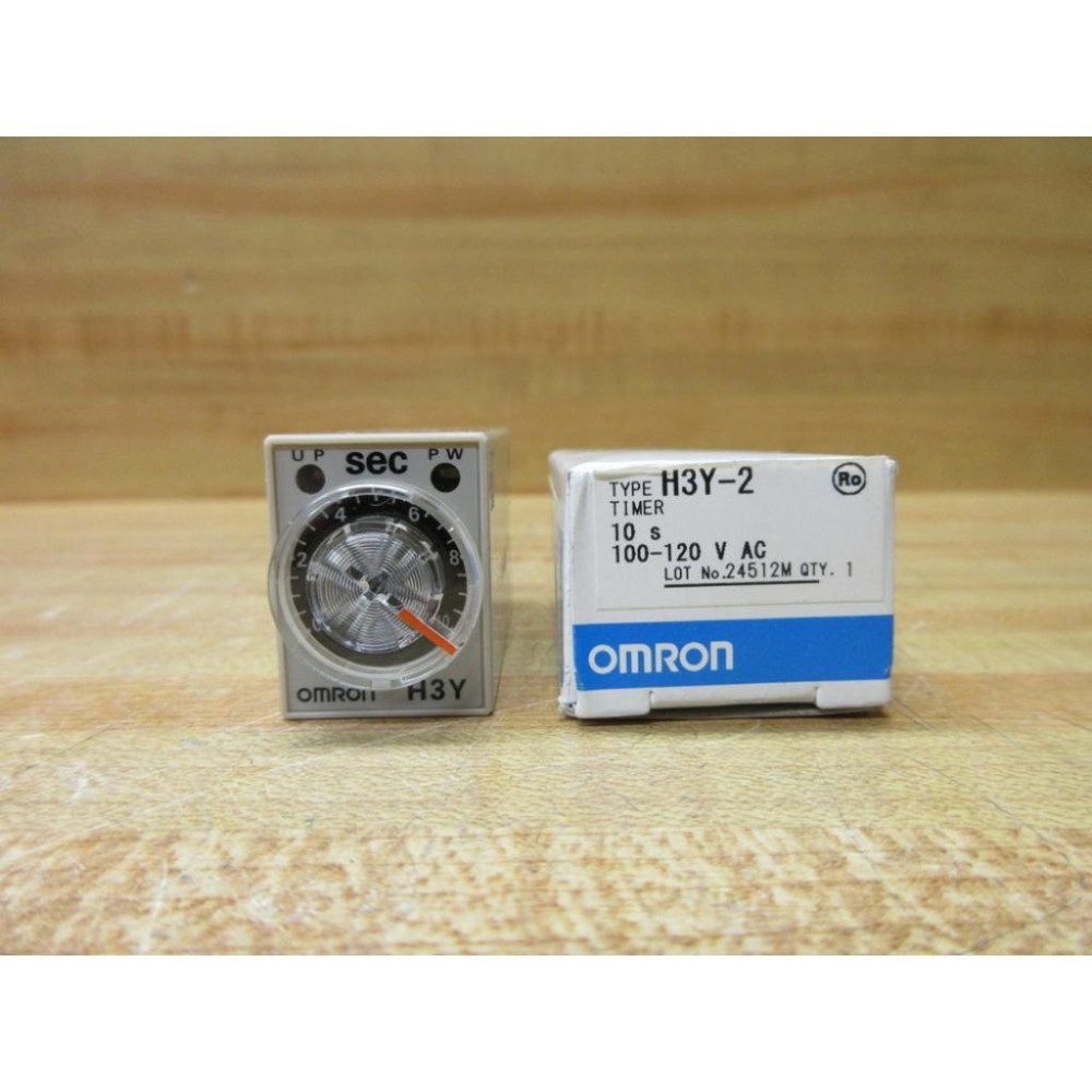 Omron H3Y-2 Timer Relay H3Y2 0-10 Seconds H3Y-2-120VAC-10S