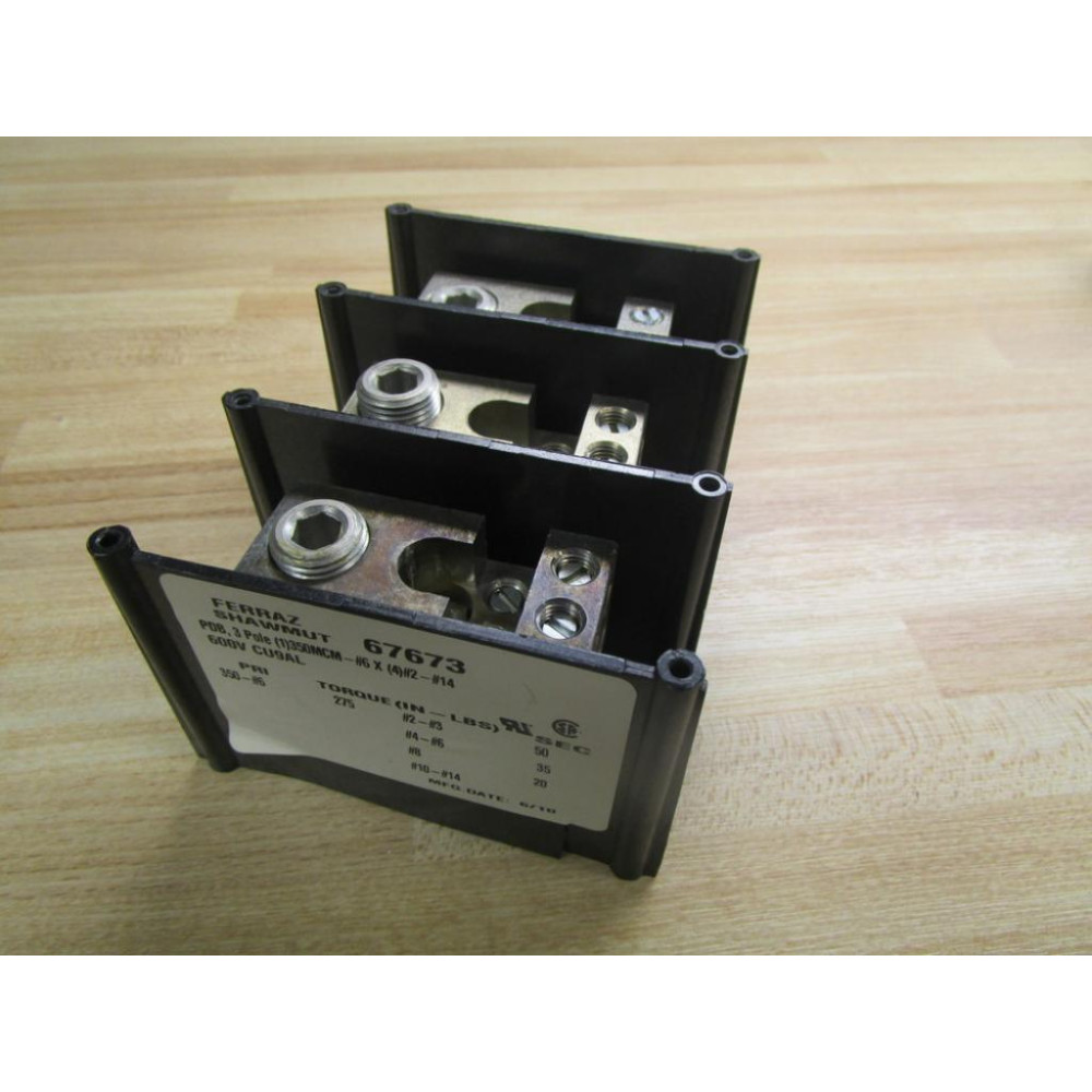 Ferrez Shawmut 67673 Fuse Block - New No Box