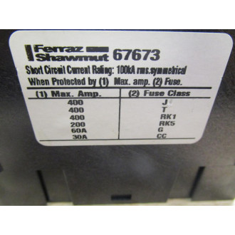 Ferrez Shawmut 67673 Fuse Block - New No Box