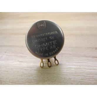 Clarostat RV-4NAY-SD502A Potentiometer 5KΩ RV4NAYSD502A Pre-Wired - New No Box