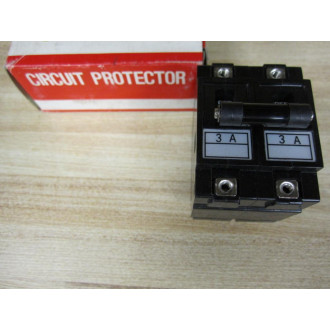 IDEC IZUMI NRAN-2100-3A-AA 2 Pole Circuit Protector NRAN21003AAA