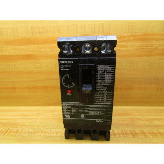 Siemens ED63A100 Circuit Breaker ED63A100L - Used