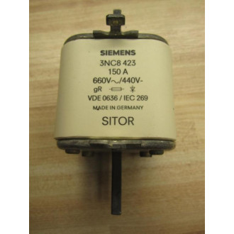 Siemens 3NC8 423 Sitor Fuse Tested - Used